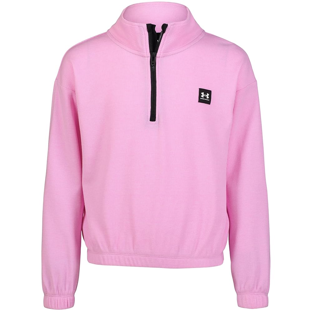 Amazon.com: Under Armour UA THERMAL 1/4 ZIP, Pink Dawn